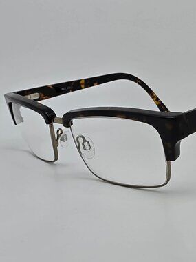 Max Cole MC1504 Col 10 Dark Tortoise Gold Eyeglasses Frame w Flexhinge 55-19-150